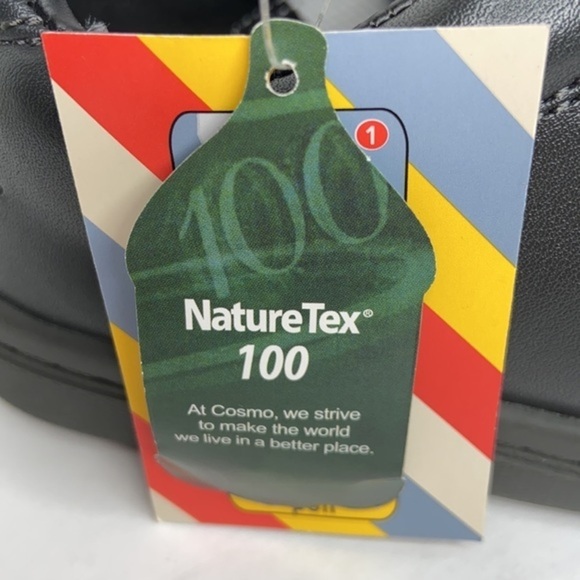 COSMO Kids Black Leather Sneakers US 2 NWT - Picture 4 of 16